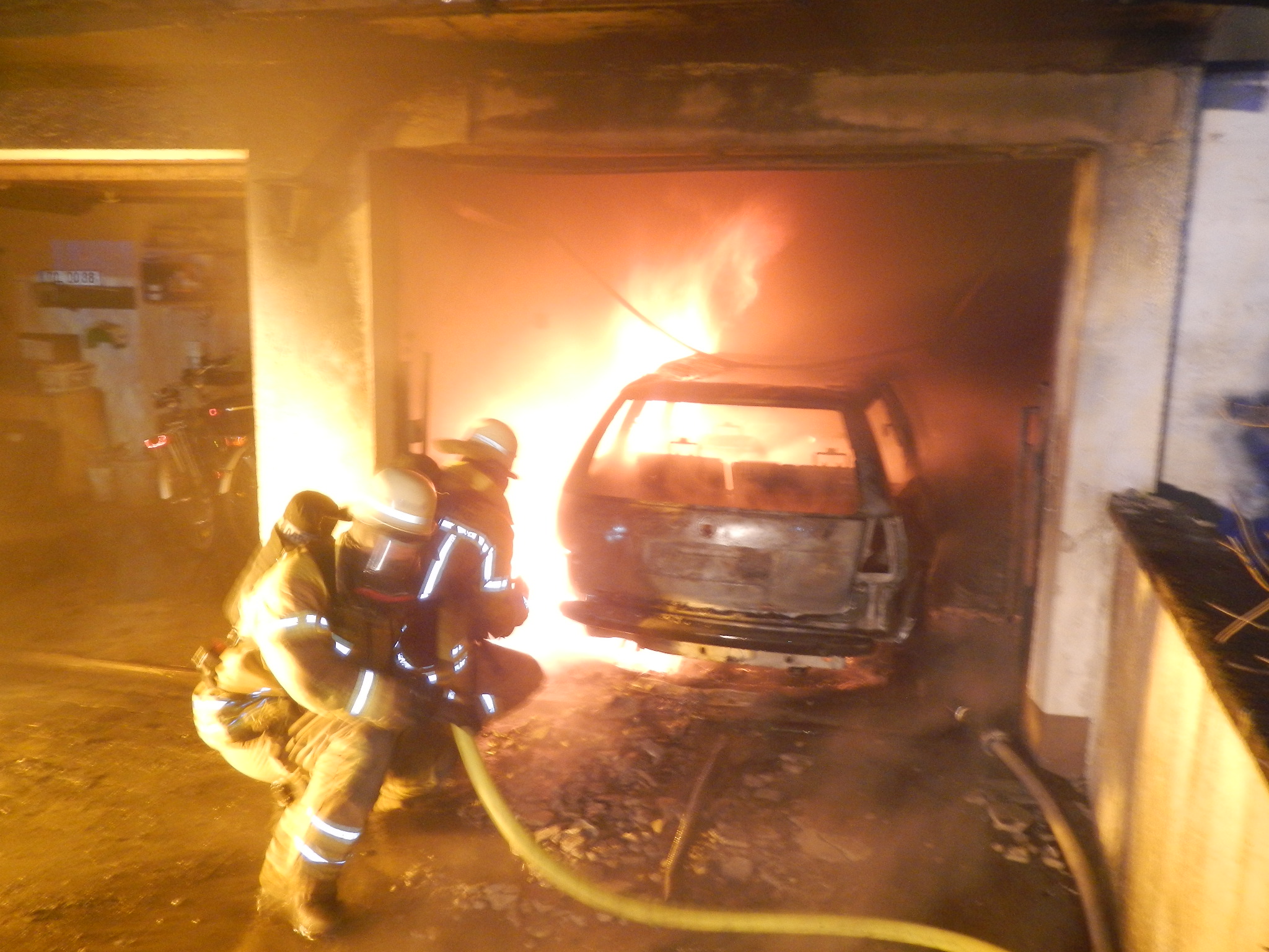 0114 Garagenbrand