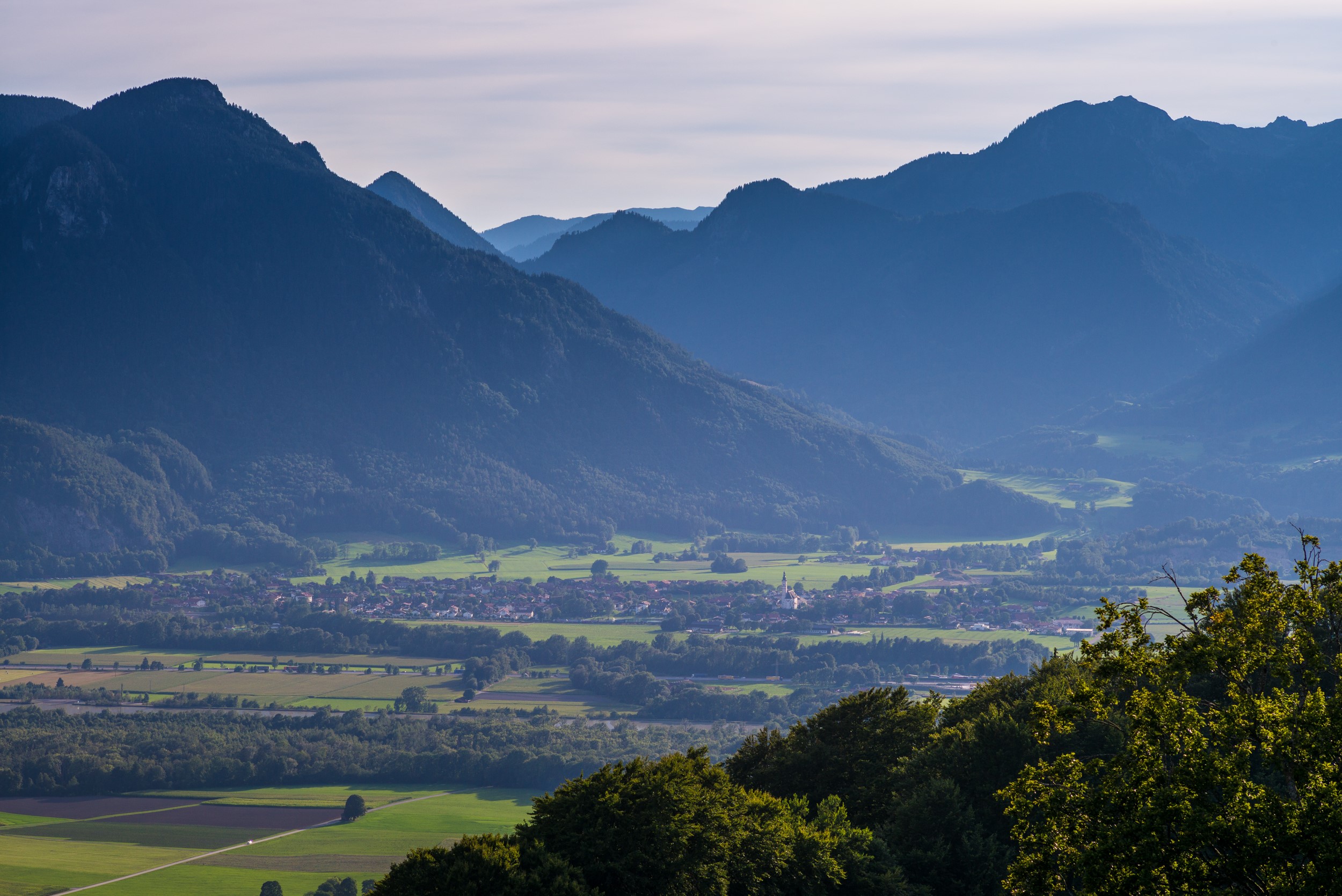 0828 Blick auf Brannenburg